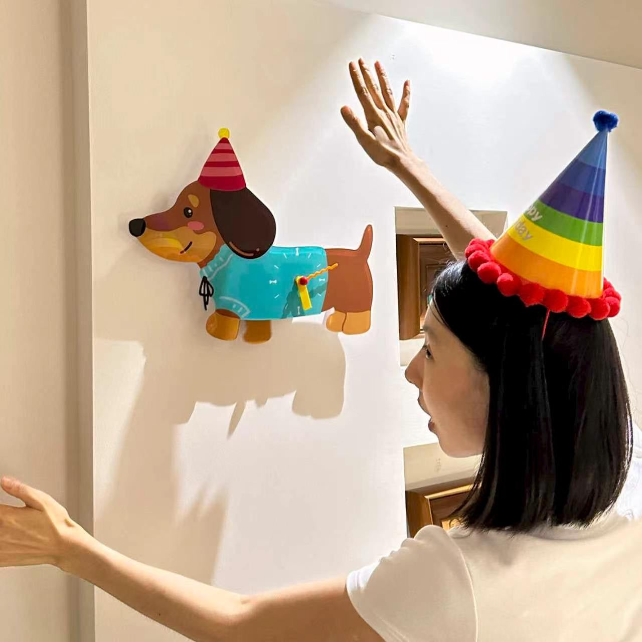 Dachshund Wall Clock