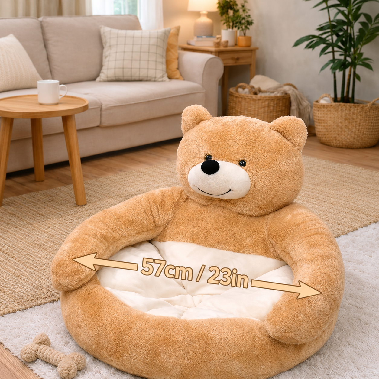 Teddy Bear Dog Bed