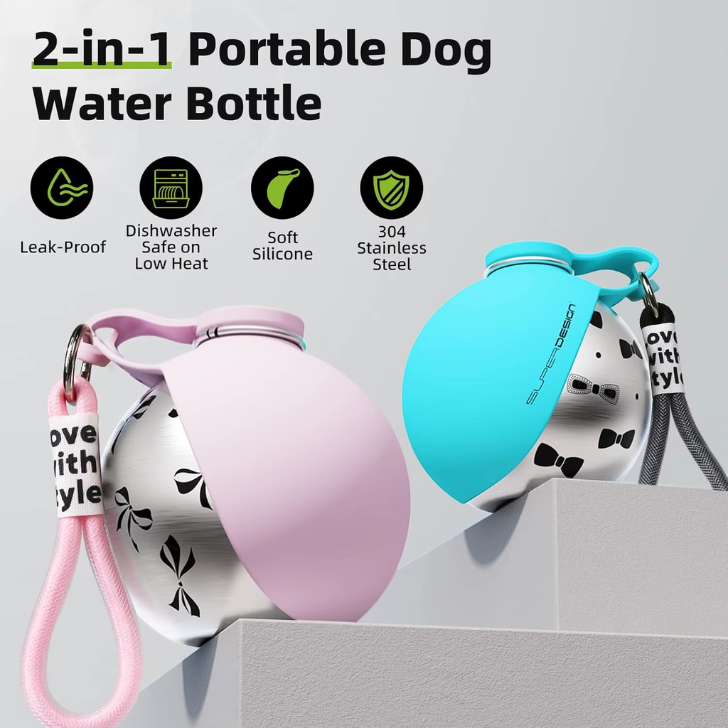 PupFlow™ Portable Dog Water Bottle