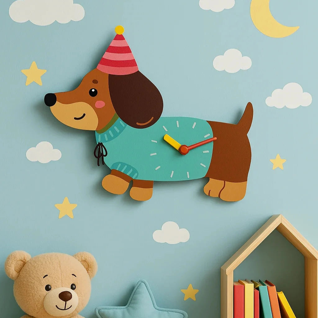 Dachshund Wall Clock