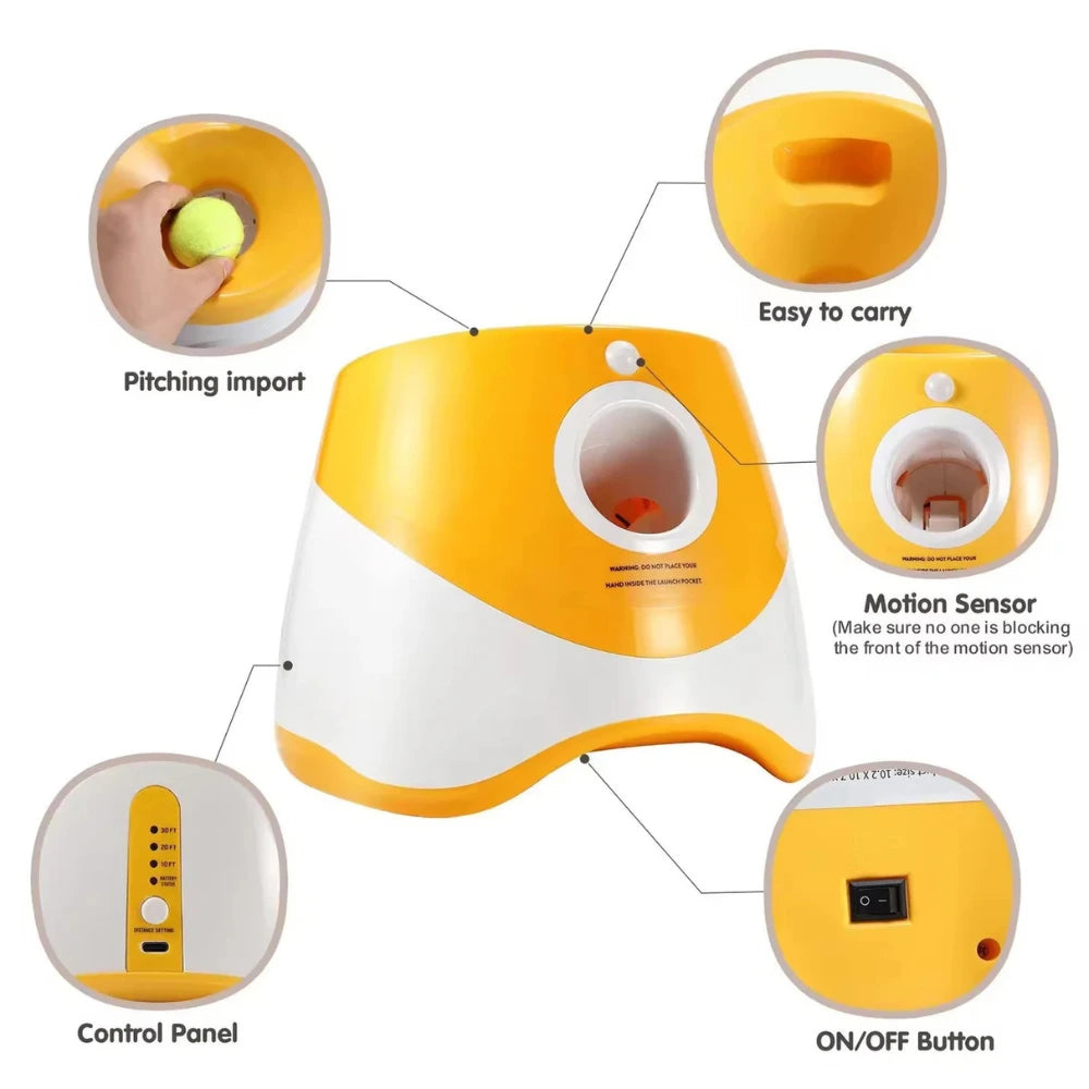 DoxieJoy™ Ball Thrower Machine