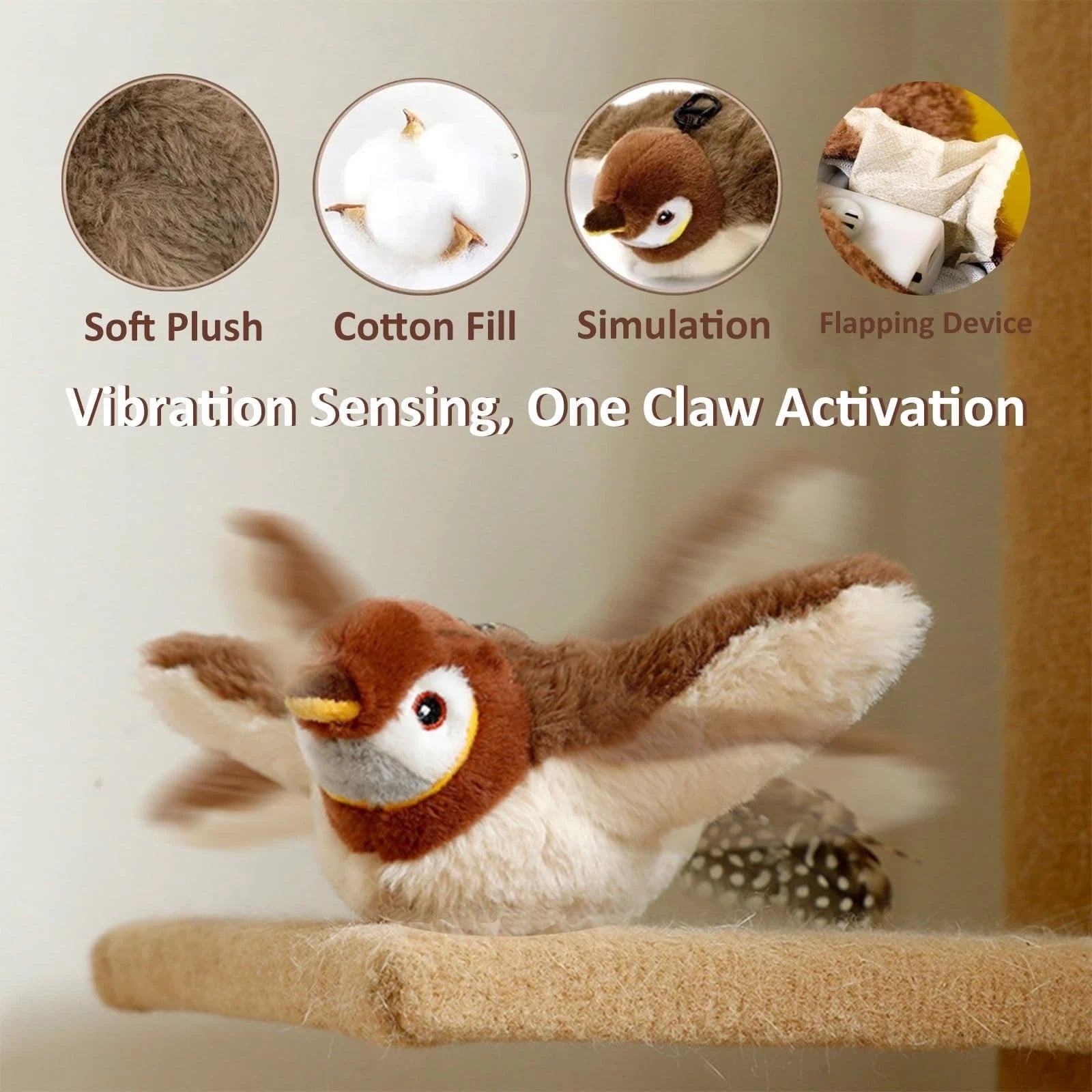 Interactive Bird Toy