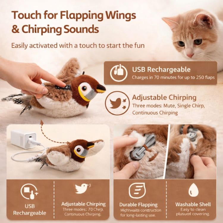 Interactive Bird Toy
