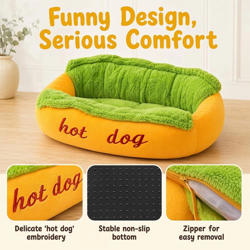 Hot Dog Dachshund Bed
