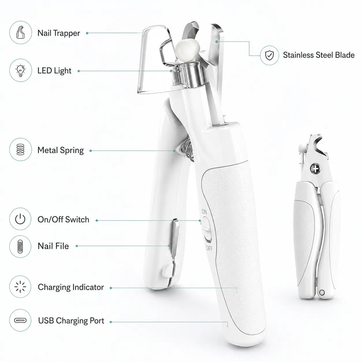 Dachshund LED Nail Clippers